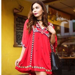 Free People Red Dress XS